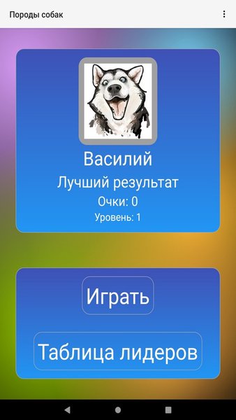 Породы собак - фото викторина — Викторины, скриншот интерфейса 8