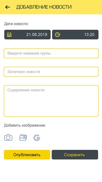 РН-ГИР — Социальные, скриншот интерфейса 2