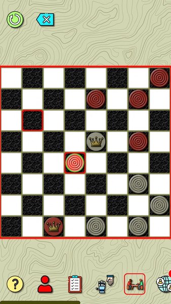 Русские шашки, дуэль — Настольные игры, скриншот интерфейса 6