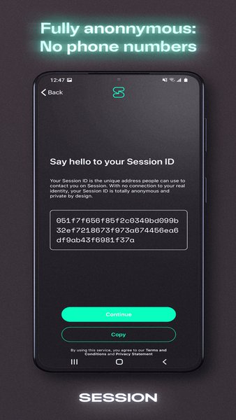 Session - Приватный Мессенджер — Социальные, скриншот интерфейса 3