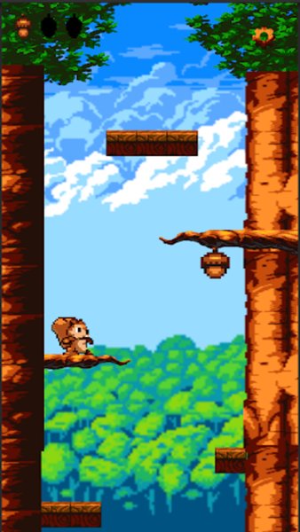 Squirrel Jumping — Казуальные, скриншот интерфейса 1