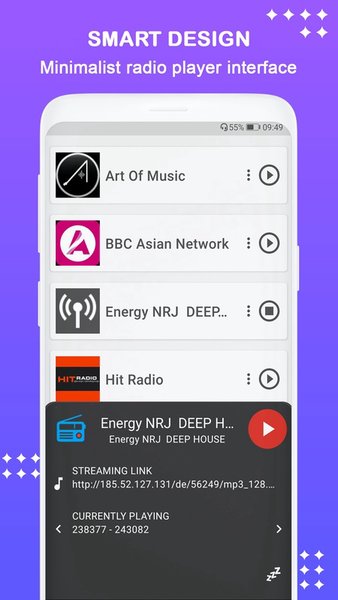 Radio Online 📻 — Инструменты, скриншот интерфейса 2