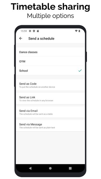 Smart Timetable - расписание занятий и календарь — Образование, скриншот интерфейса 4
