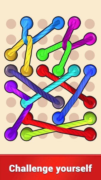 Tangle Rope 3D:Crazy Rope — Казуальные, скриншот интерфейса 1