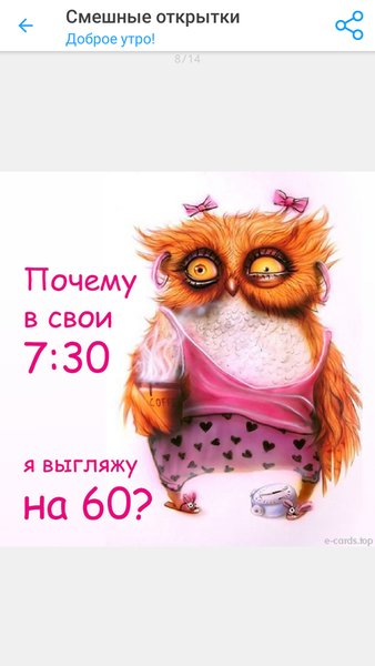 Смешные открытки — Социальные, скриншот интерфейса 6