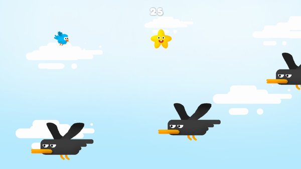 Bird's sky — Аркады, скриншот интерфейса 2