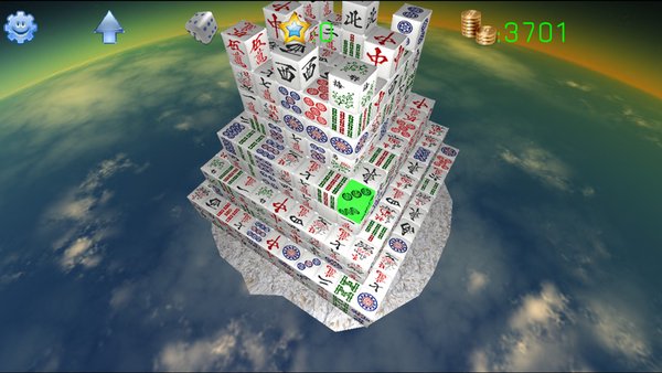 Маджонг 3D Пасьянс — Головоломки, скриншот интерфейса 2
