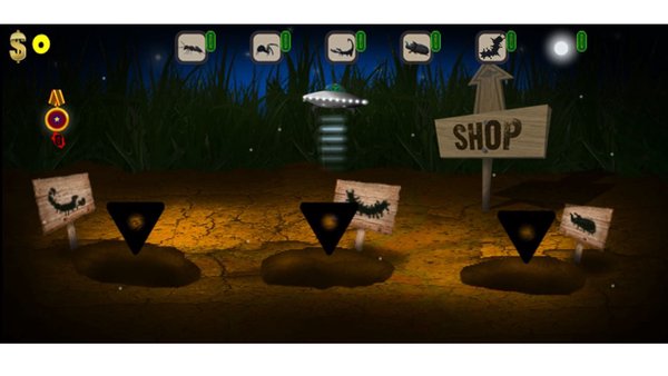 Alien UFO 2- Abduction insect — Инди, скриншот интерфейса 6