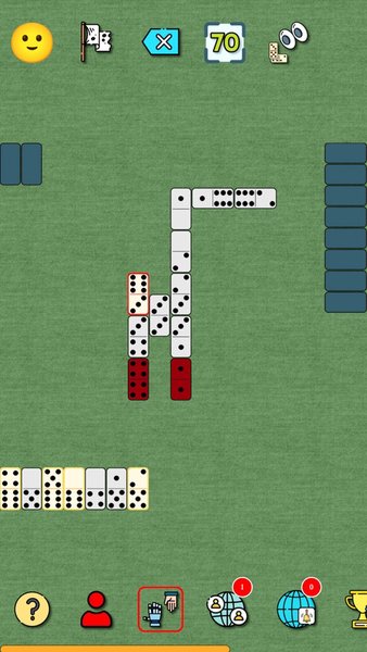 Домино паук, дуэль — Настольные игры, скриншот интерфейса 3