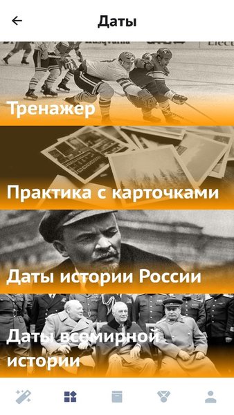 История ЕГЭ — Образование, скриншот интерфейса 6