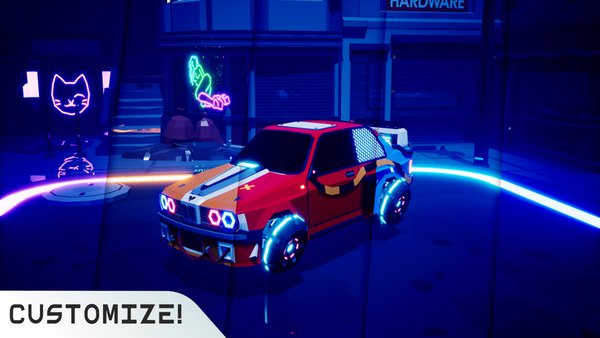 Neon Chaser — Аркады, скриншот интерфейса 4
