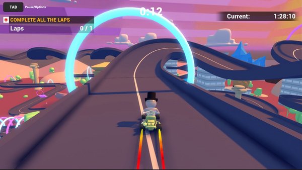 Kart Race 3D Картинг Гонки — Гонки, скриншот интерфейса 3