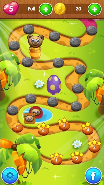 Bear balls — Аркады, скриншот интерфейса 2