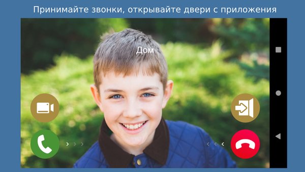 Ваш домофон ВИЗИТ (аудио + видео) — Связь, скриншот интерфейса 1
