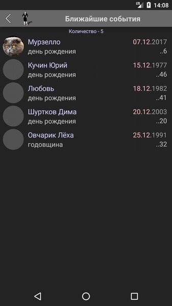 Секретарь (контакты) — Инструменты, скриншот интерфейса 6