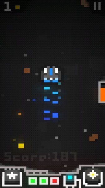 Pixel Space — Аркады, скриншот интерфейса 4