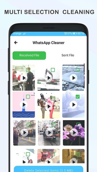 WhatsApp Status Saver & Cleaner - Сохранить статус — Инструменты, скриншот интерфейса 4