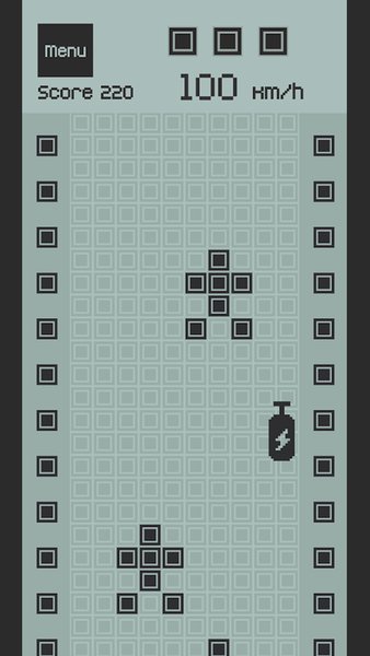 Tetrocar - Tetris Racing Classic — Гонки, скриншот интерфейса 1
