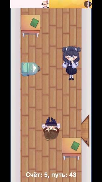 School Runner — Аркады, скриншот интерфейса 2