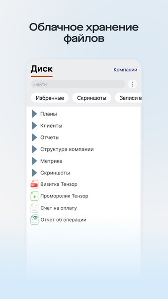 Saby — Бизнес, скриншот интерфейса 7