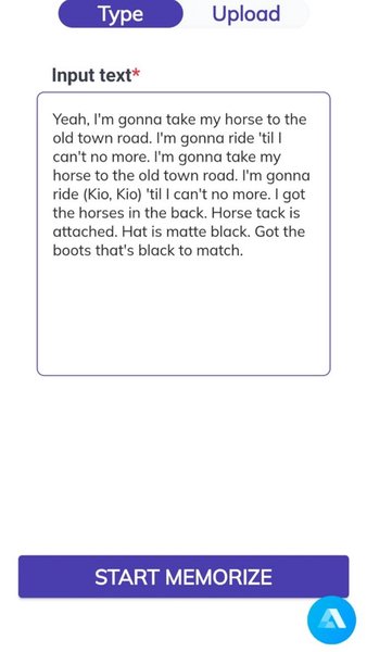 Memorizer app  — Стиль жизни, скриншот интерфейса 1
