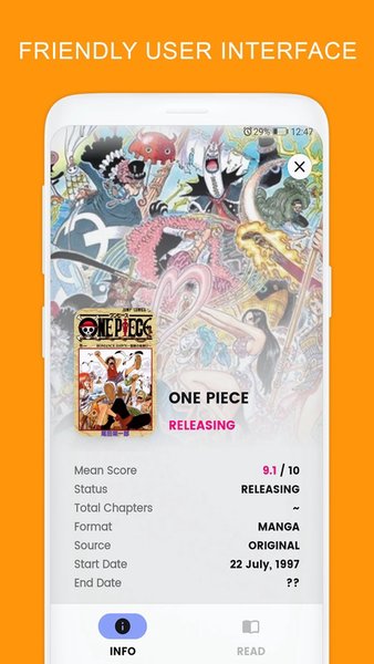 Manga Reader - Читатель манги — Книги и справочники, скриншот интерфейса 3