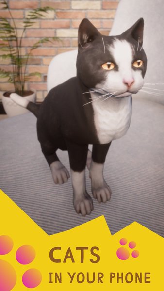Cat Clicker 3D — Аркады, скриншот интерфейса 1