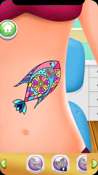 Tattoo Master : Игры Тату — Симуляторы, скриншот интерфейса 6