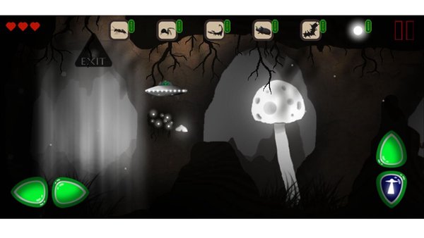 Alien UFO 2- Abduction insect — Инди, скриншот интерфейса 4