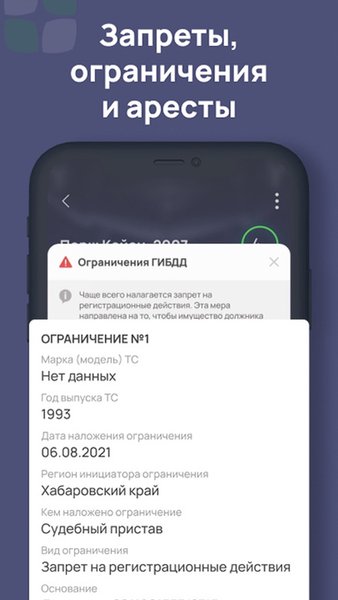 Номеротека - проверка авто по госномеру, VIN, кузову — Автомобили и транспорт, скриншот интерфейса 2