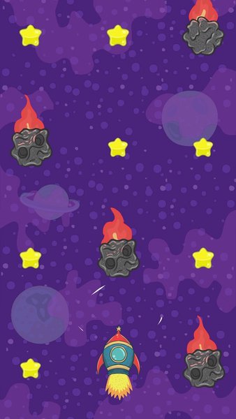 Rocket Up: Космический раннер — Аркады, скриншот интерфейса 2