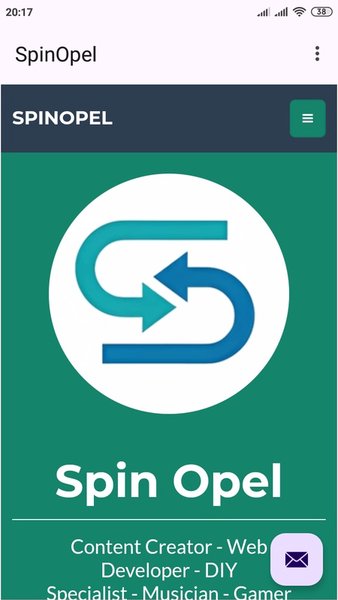 SpinOpel — Персонализация, скриншот интерфейса 1