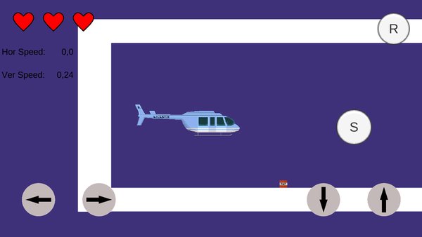 Helicopter Run — Аркады, скриншот интерфейса 3