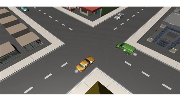 Опасный перекресток — Гонки, скриншот интерфейса 3