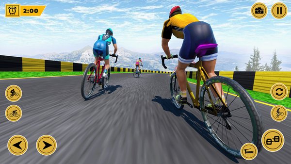 Bicycle Stunt Racing Game: City Bicycle Ride — Гонки, скриншот интерфейса 2