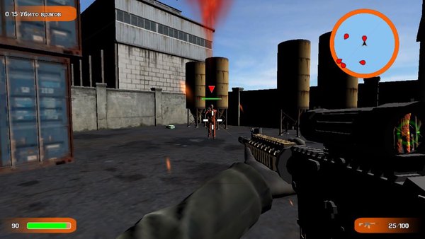 Strike Force 3D Shooter — Шутеры, скриншот интерфейса 1
