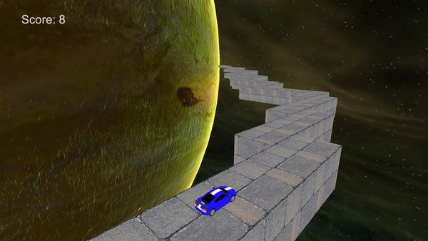 Crazy Space Zig Zag — Гонки, скриншот интерфейса 3