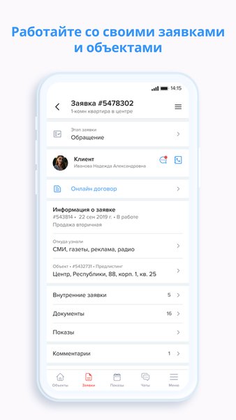 RIES — Работа, скриншот интерфейса 4