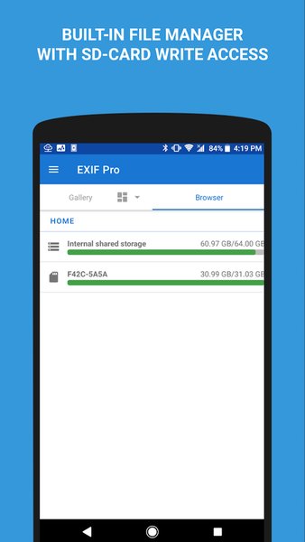 EXIF Pro - ExifTool Metadata for Android — Фотография, скриншот интерфейса 2