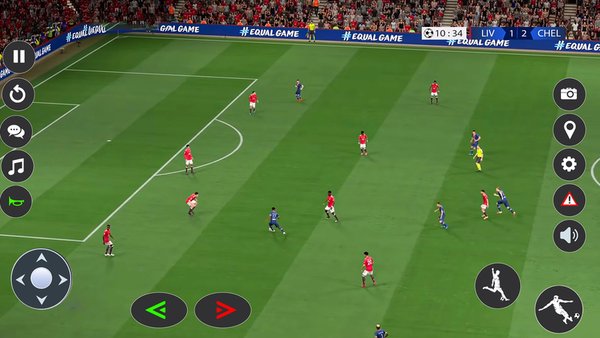 Football soccer game — Спортивные игры, скриншот интерфейса 1