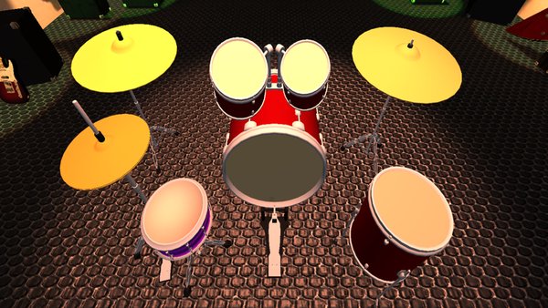 Drum simulator — Музыка, скриншот интерфейса 2