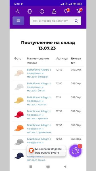 Магазин Сублимагия — Бизнес, скриншот интерфейса 2