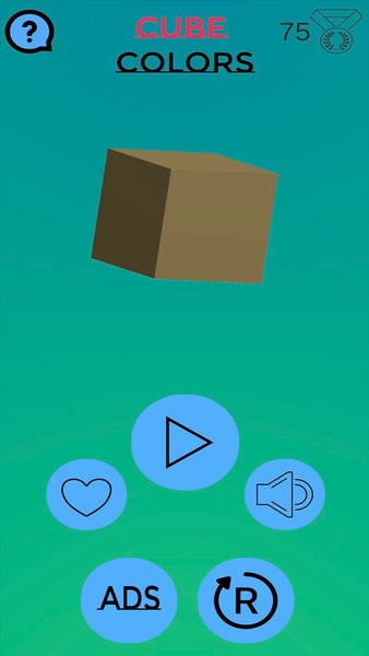 Cube Colors — Аркады, скриншот интерфейса 1