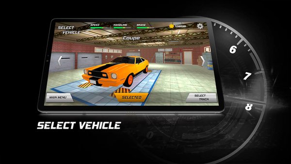 Highway Racer - Час пик — Гонки, скриншот интерфейса 2