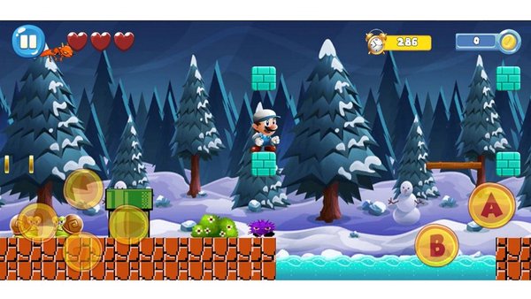 Super Bino Go : Super Bob's — Приключения, скриншот интерфейса 7