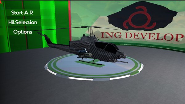 Helicopter AR — Гонки, скриншот интерфейса 4
