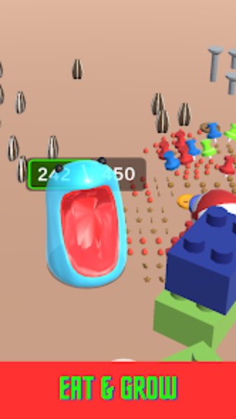 Super Slime Eating Game — Казуальные, скриншот интерфейса 2