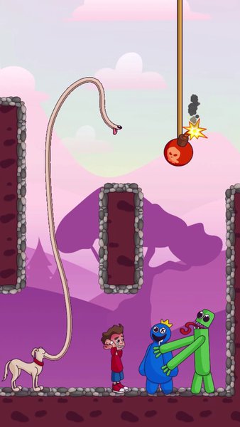 Long Dog: Длинный Нос и Длинная Собака! Игра! — Головоломки, скриншот интерфейса 5