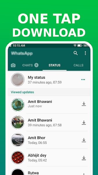 Статус бизнеса и WhatsApp — Социальные, скриншот интерфейса 1