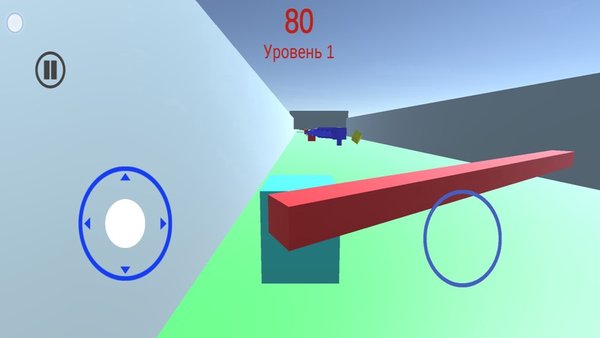 Безумная кубическая гонка - Mad cube Race Гонки — Гонки, скриншот интерфейса 3